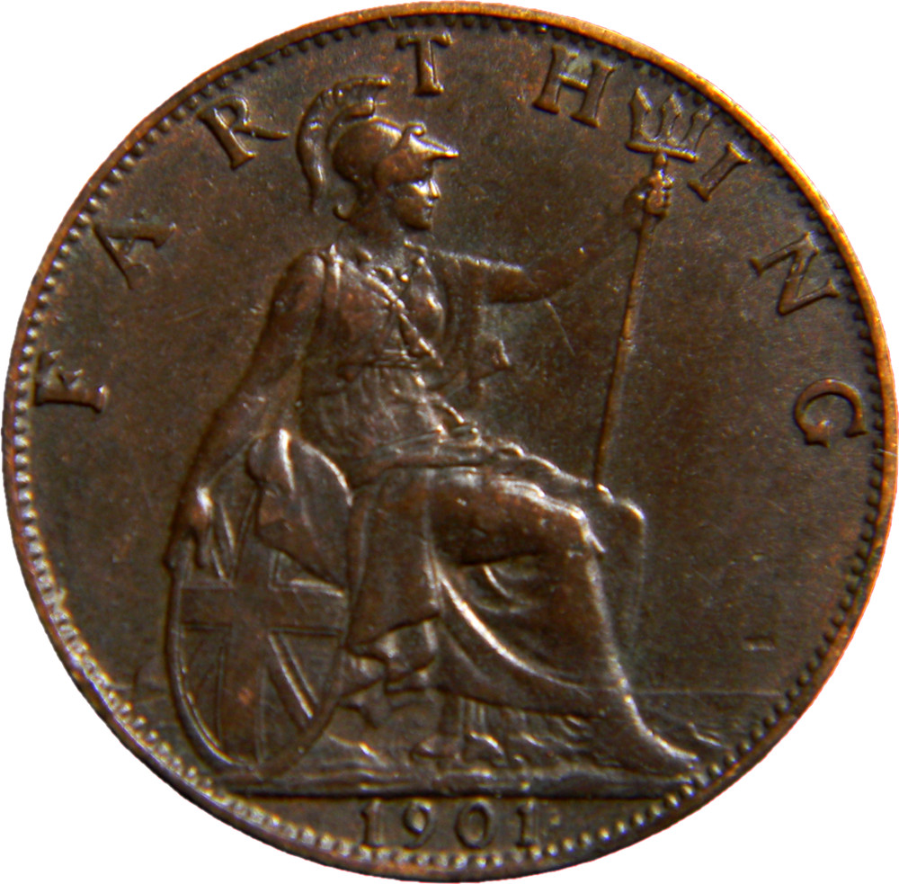 Great Britain 1901 Farthing (04957)
