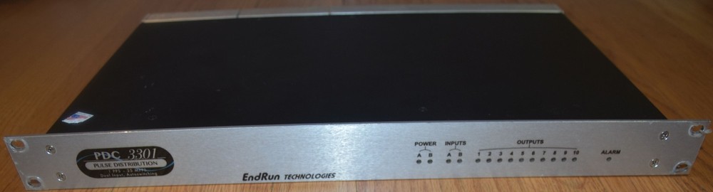EndRun Technologies PDC 3301 Pulse Distribution Amplifier 2x10 1 PPS - 25 MPPS