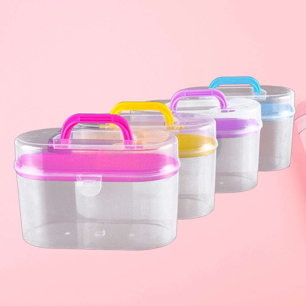 Sewing Kit Storage Case with Handle Craft Supply Organizer Embroidery Bag