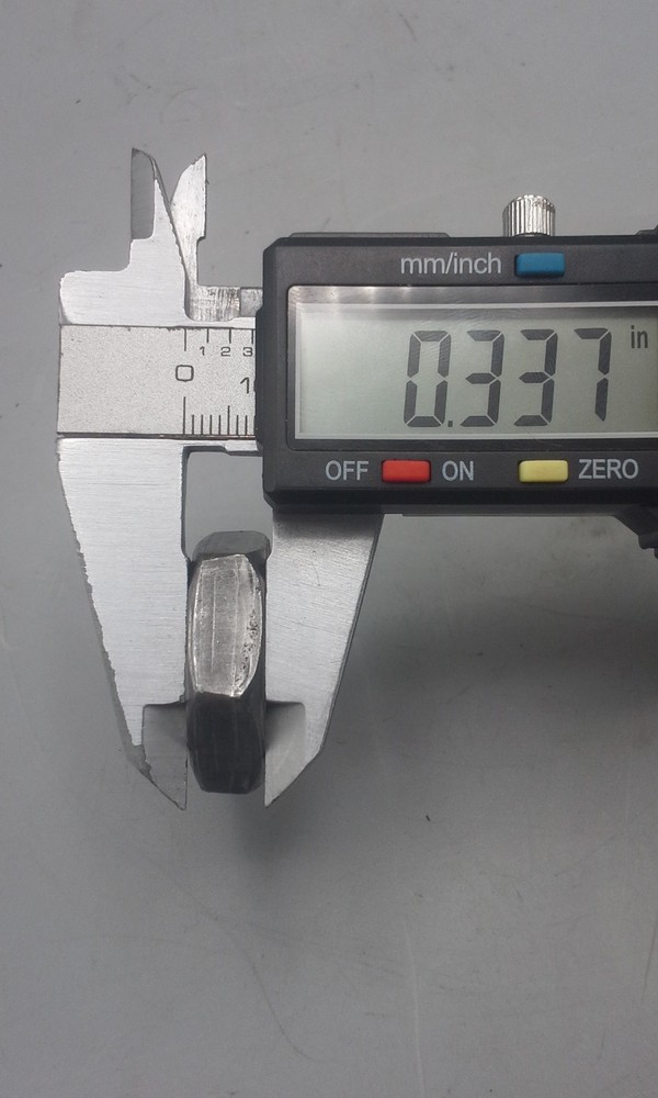 Trailer Axle Spindle Nut Kit 3500# UFP Dexter 13/16" with "bottle cap", washer