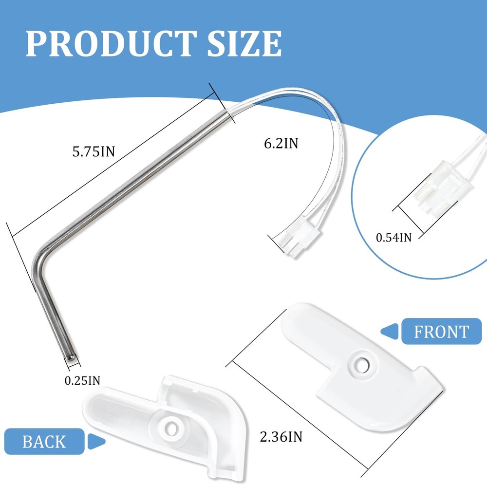 Upgraded Version Stainless Ice Maker Bin Temperature Sensor (Replaces...