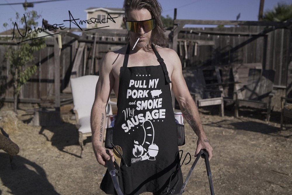 "PULL MY PORK - Funny Trashy BBQ Apron - 100% Canvas - 5 Pockets - 4 Tool Loo...