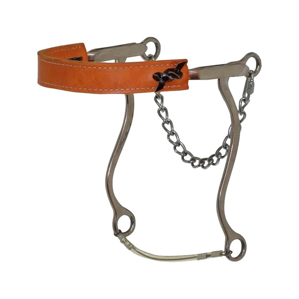CIRCLE Y Mechanical Hackamore Leather Bit (DR056)