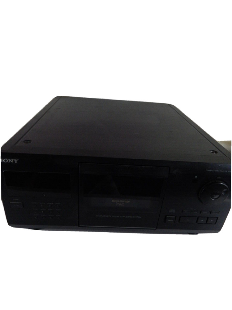 Sony Compact Disc Player CDP-CX681 Mega Storage 200 CD's *TESTED WORKS*