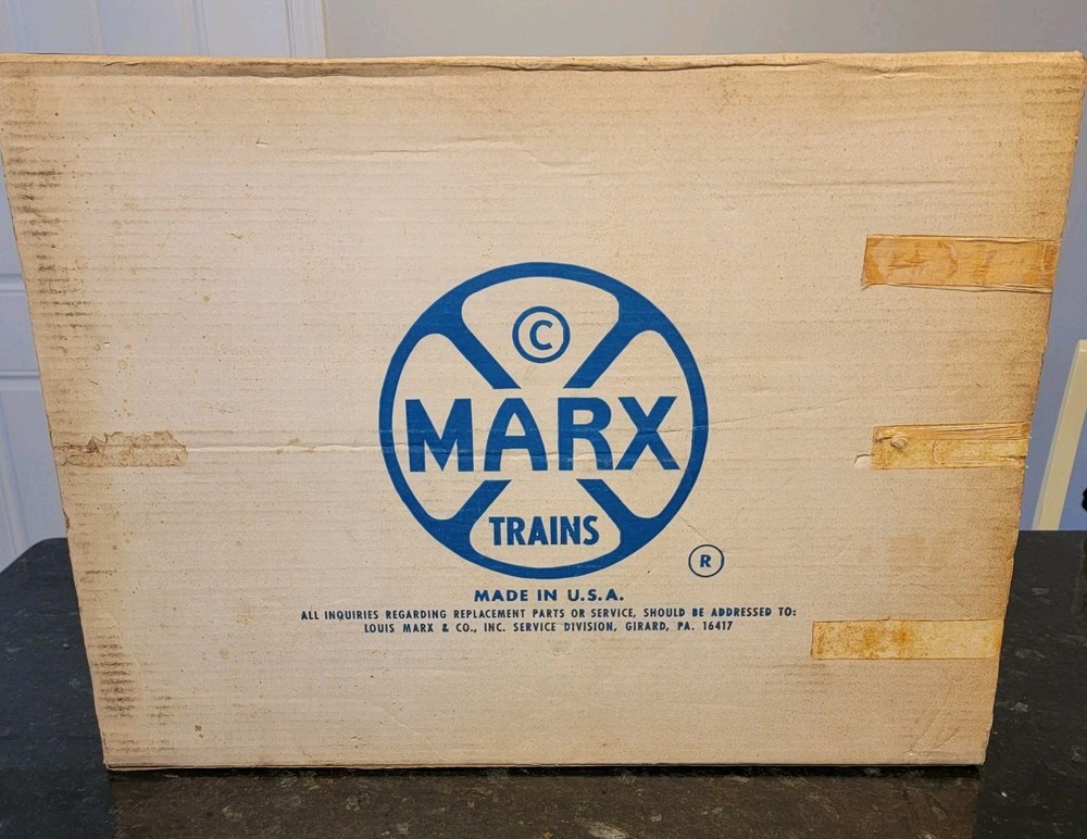 Marx Train Set Postwar Steam Freight HO Electric Train Set #79537