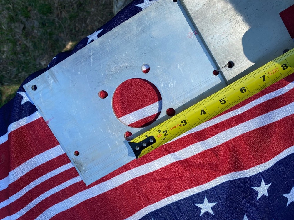 Antenna tower rotor Hazer plates custom bracket