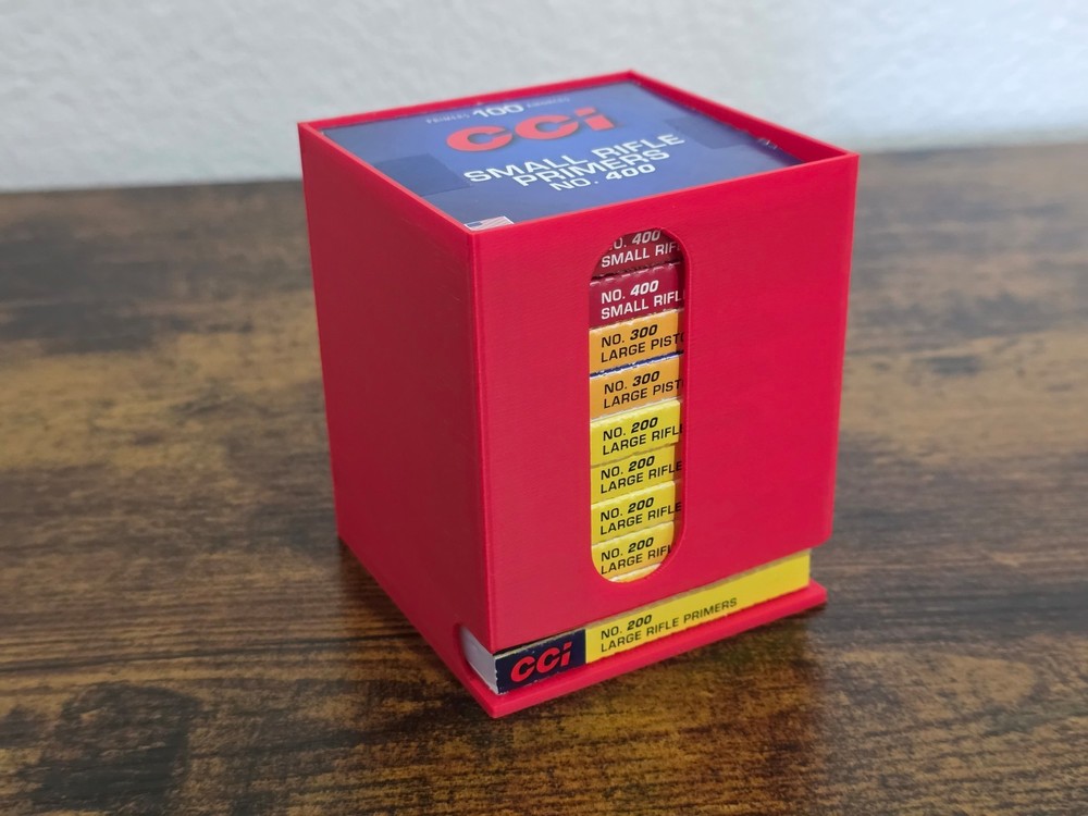 Reloading Primer Tray Storage - Multiple Sizes/Colors Available