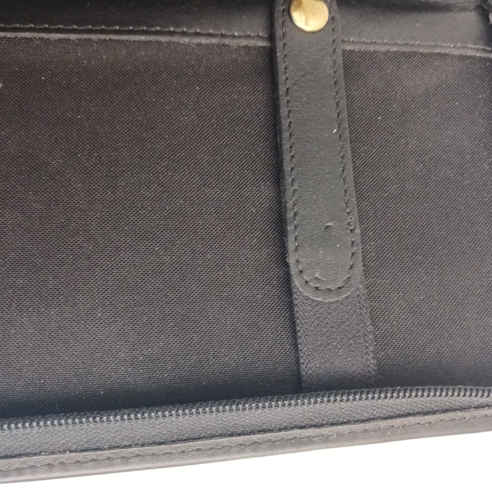 Vintage Fortune Coach Black Leather Tie Holder