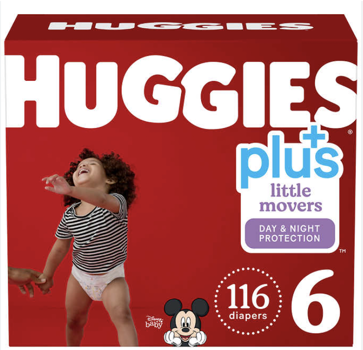 Huggies Plus Size Diapers - Sizes 1-7 Bulk Quantity & Free Shipping!