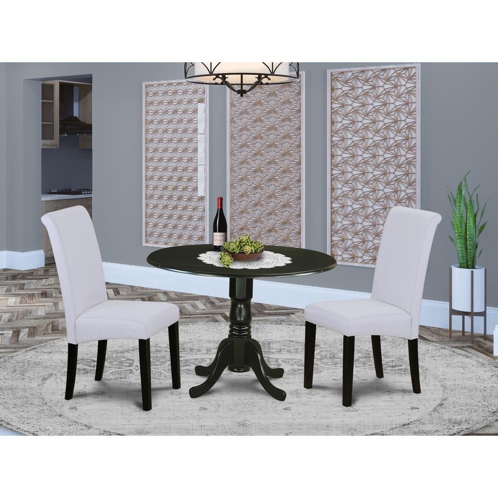 Dining Room Set Black, DLBA3-BLK-05