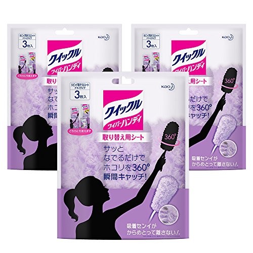 Quickle Handy Duster Refill 3 Sheets x 3 Packs Japan
