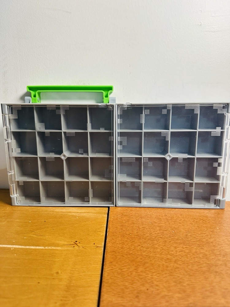 Minecraft Style Storage Case Organizer Box With Handle Multi Compartment
