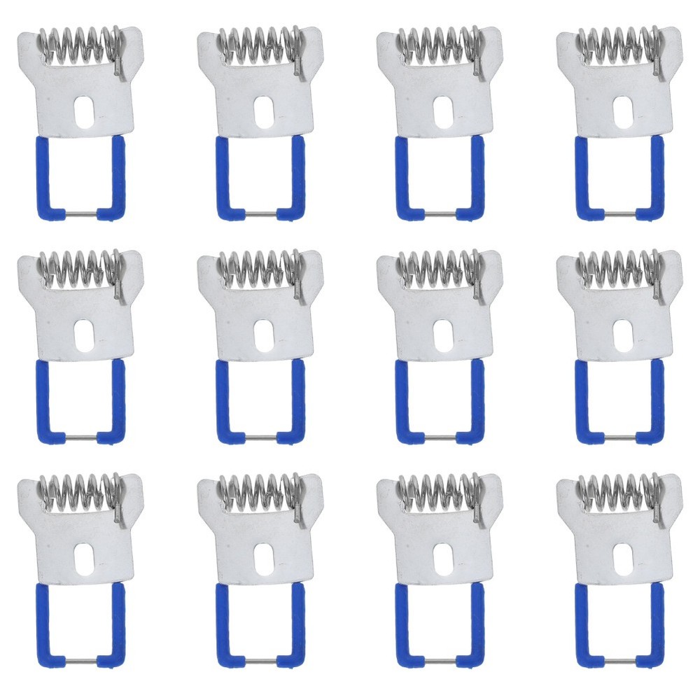 12 Pcs Retaining Clips Ceiling Lights Spring Detachable for Downlight Clamps