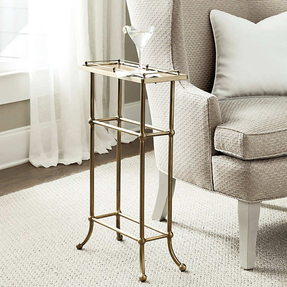 Ballard Designs Brandy Side Table, Ships From USA
