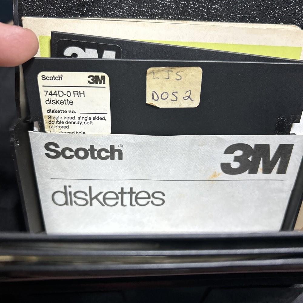 3 Floppy Disk Storage Containers With Games And ?