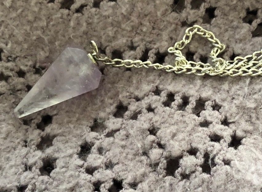 amethyst quarts pendulum new