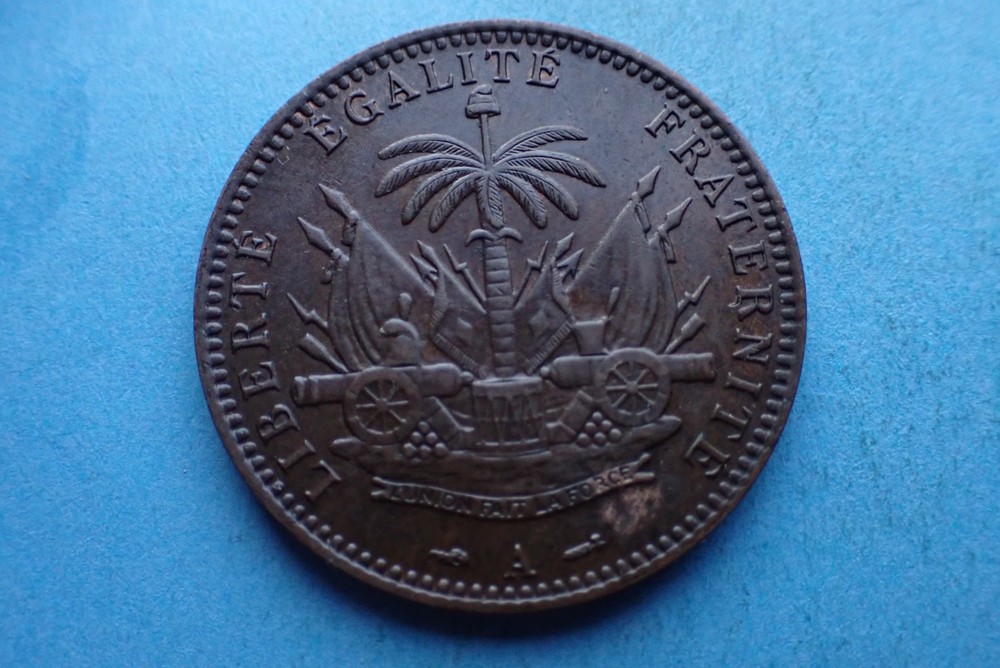 Haiti, One Cent 1895, see images.
