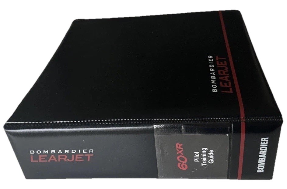 Bombardier Learjet 60xr Pilot Training Guide 2007-2009 *LIKE A NEW*
