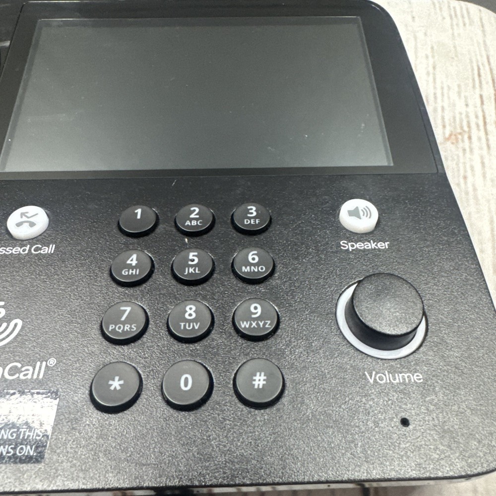 CaptionCall 67TB Screen Phone for Hearing Impaired – Caption Phone UNTESTED