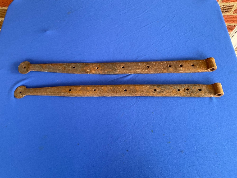 Antique Iron STRAP HINGES 25 1/2" long