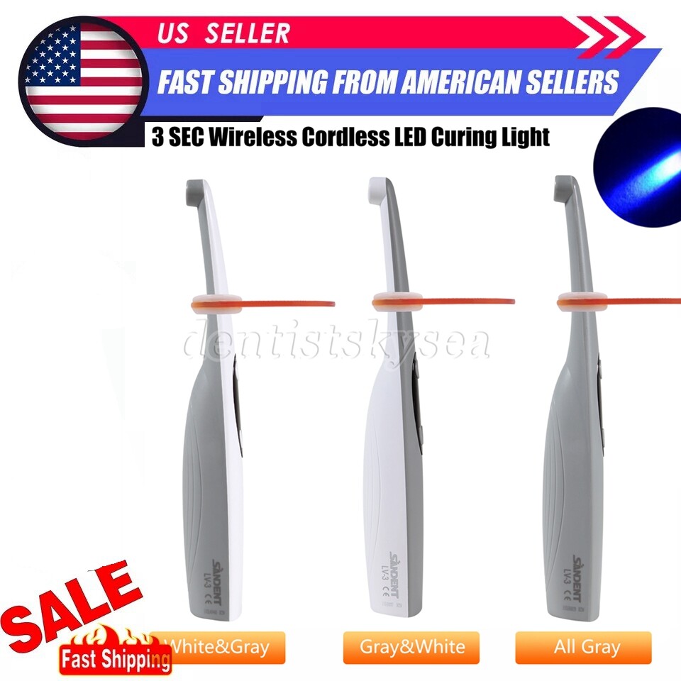 Dental Wireless Led Curing Light 3 Second iLED Cure Lamp Woodpecker DTE Style