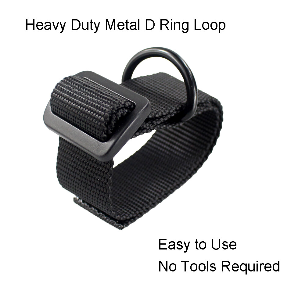 Gun Sling Loop Adapter Adjustable Heavy Duty Nylon Shoulder Strap with D Ring