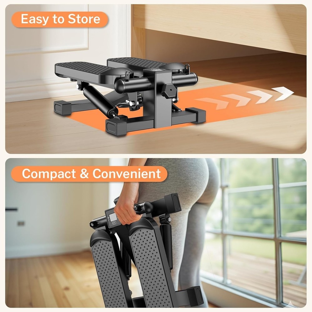 Steppers for Exercise,Mini Stepper with Exercise Equipment for Home Workouts NEW