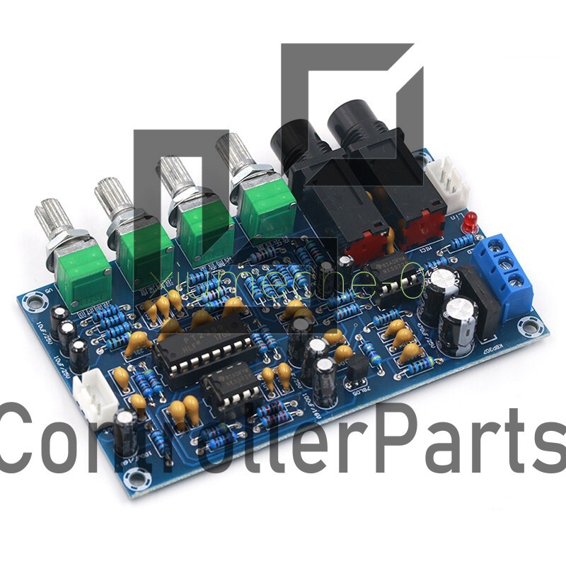 NEW AC 12V Dual Power Supply Microphone Amplifier Module PT2399 For Karaoke