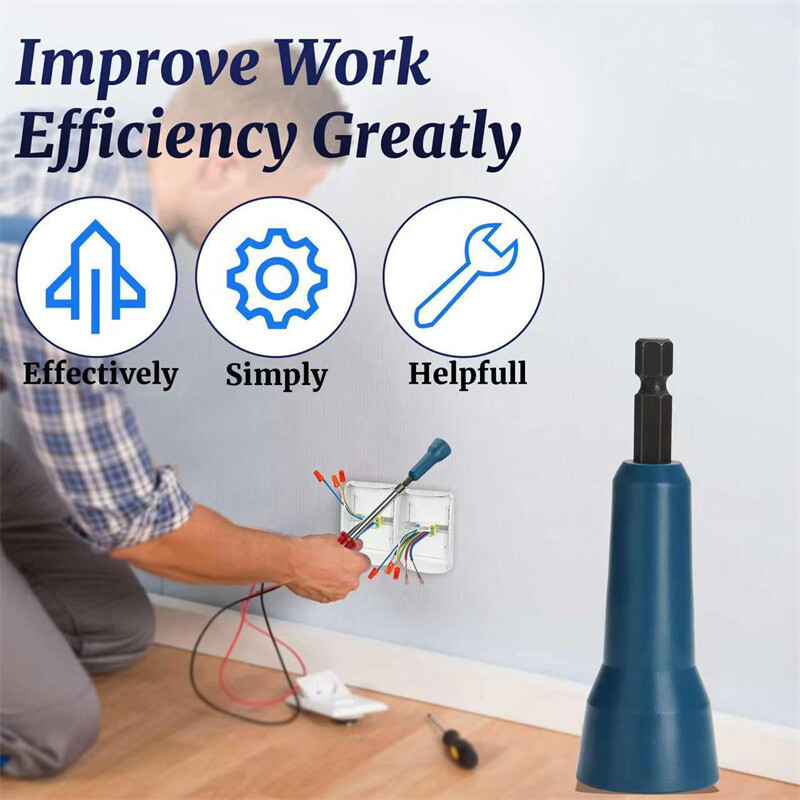 3X Wire Stripping&Twisting Tool Electrical Drill Wire Stripper Cable Nut Twister