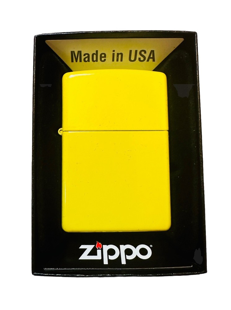 Zippo Genuine Lighter Lemon Matte 24839