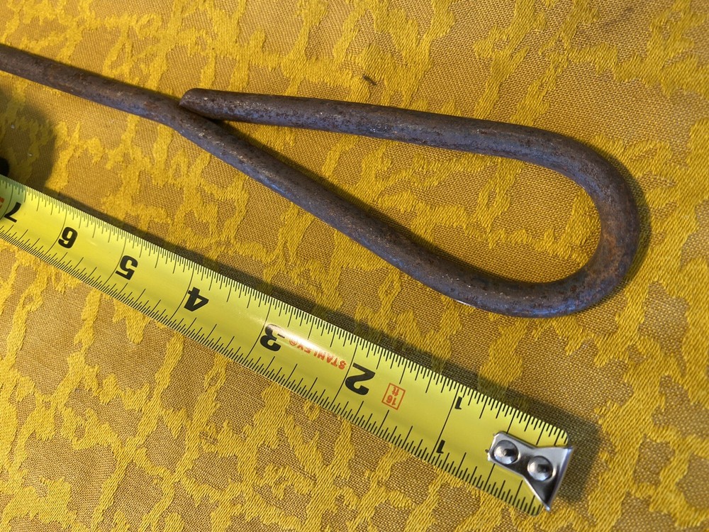Vintage Camping Cooking Fork 29” Hot Dogs Marshmallow Primitive Blacksmith Tool