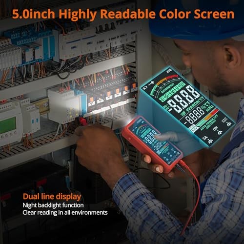 USB C Rechargeable Smart Multimeter Digital Multimeter 6000 counts Smart Meter