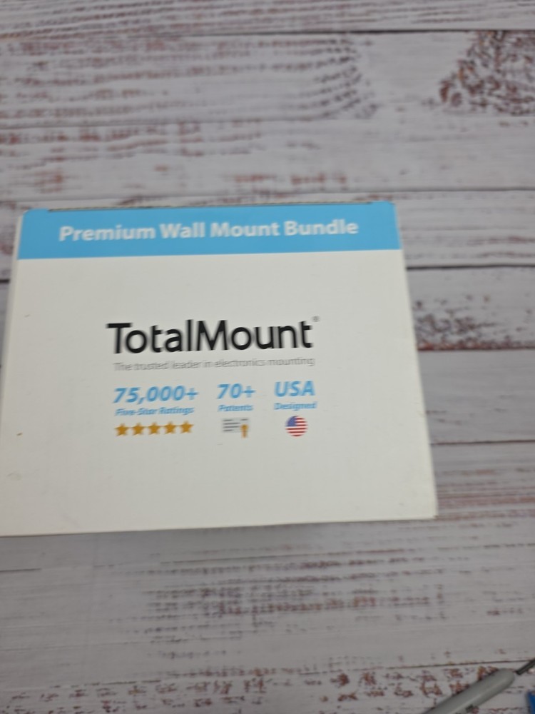 TotalMount Wall Mount Premium for PS5 - Mount + 3 Controller /headset Holders