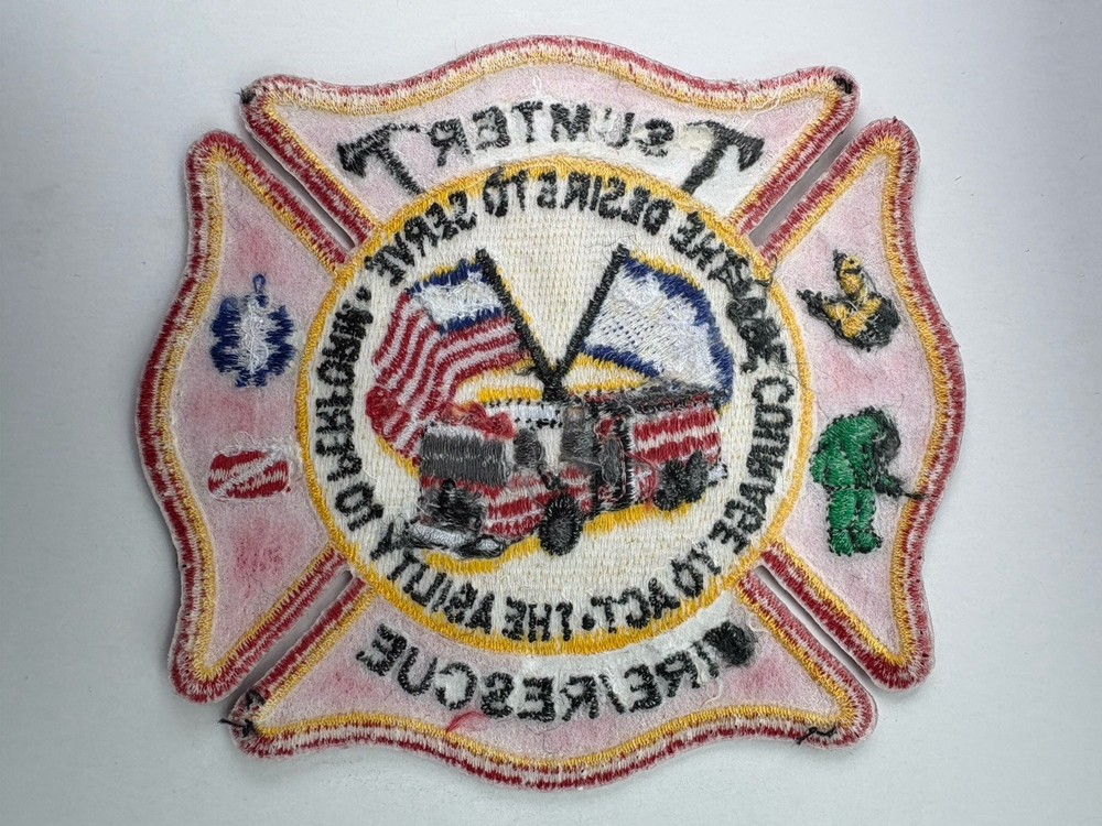 Sumter South Carolina Fire Rescue Patch