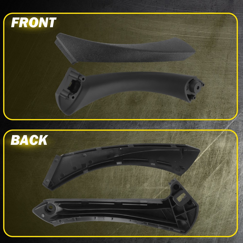 Passenger Side Inner & Outer Door Panel Handle Pull Trim Cover For BMW E90 328i