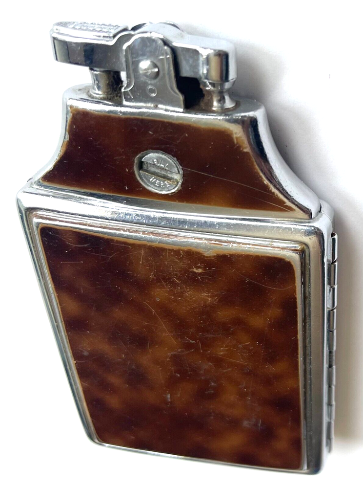 VINTAGE 1940's ART DECO RONSON MASTERCASE LIGHTER & CIGARETTE CASE COMBO