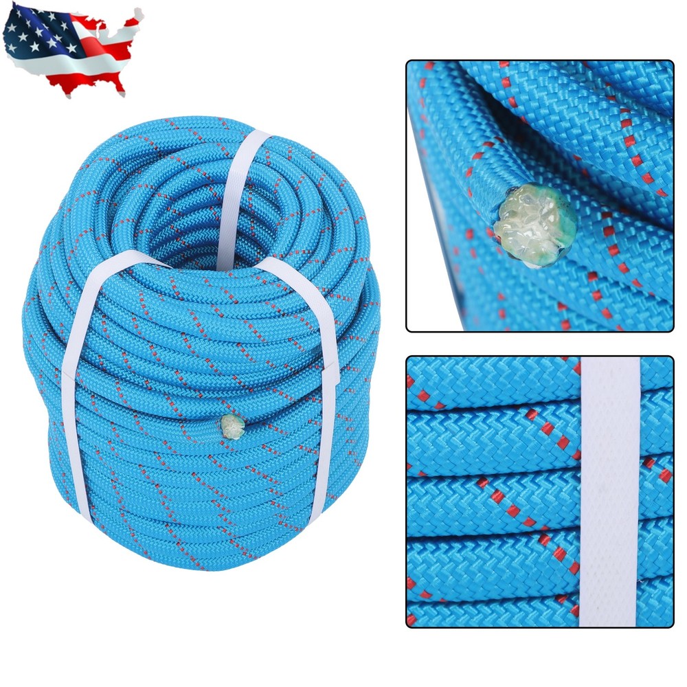 Pulling Rigging Line 1/2" × 125' Double Braid Nylon Polyester Arborist Bull Rope