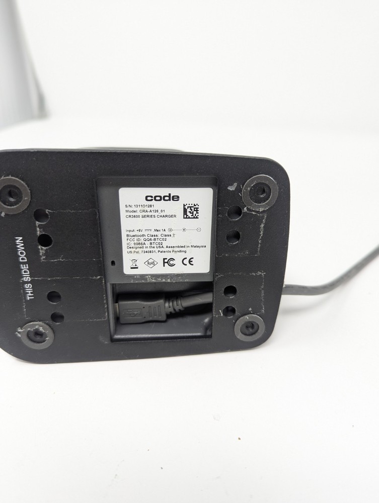 Code CR3600 Handle Reader With USB Cradle Charger CR3622 No Battery