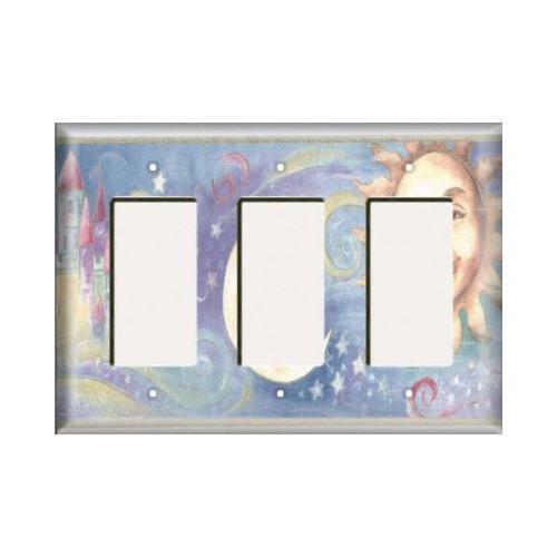 SnazzySwitch Sun And Moon Decorative Light Switch Plate Cover