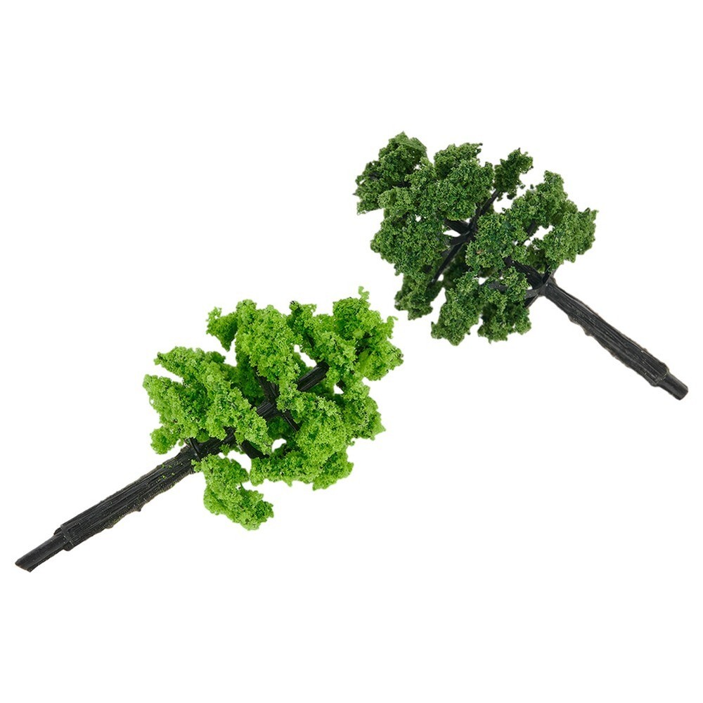 For N / OO Gauge Layouts Basic Scenery & Trees Model Trees 50mm? Trees 12pcs
