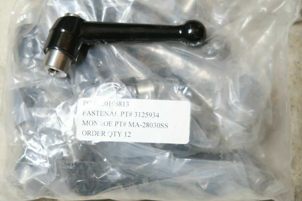 MONROE ENGINEERING MA-28030SS, #3 Blank Female Insert, Adjustable Handle