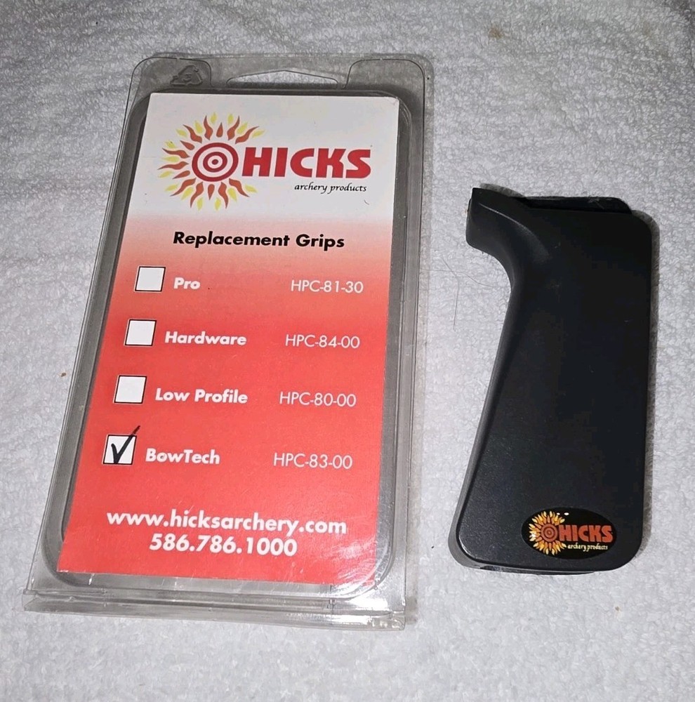 NEW HICKS PUSH ON GRIP FOR BOWTECH COMPOUND BOWS NEVER USED