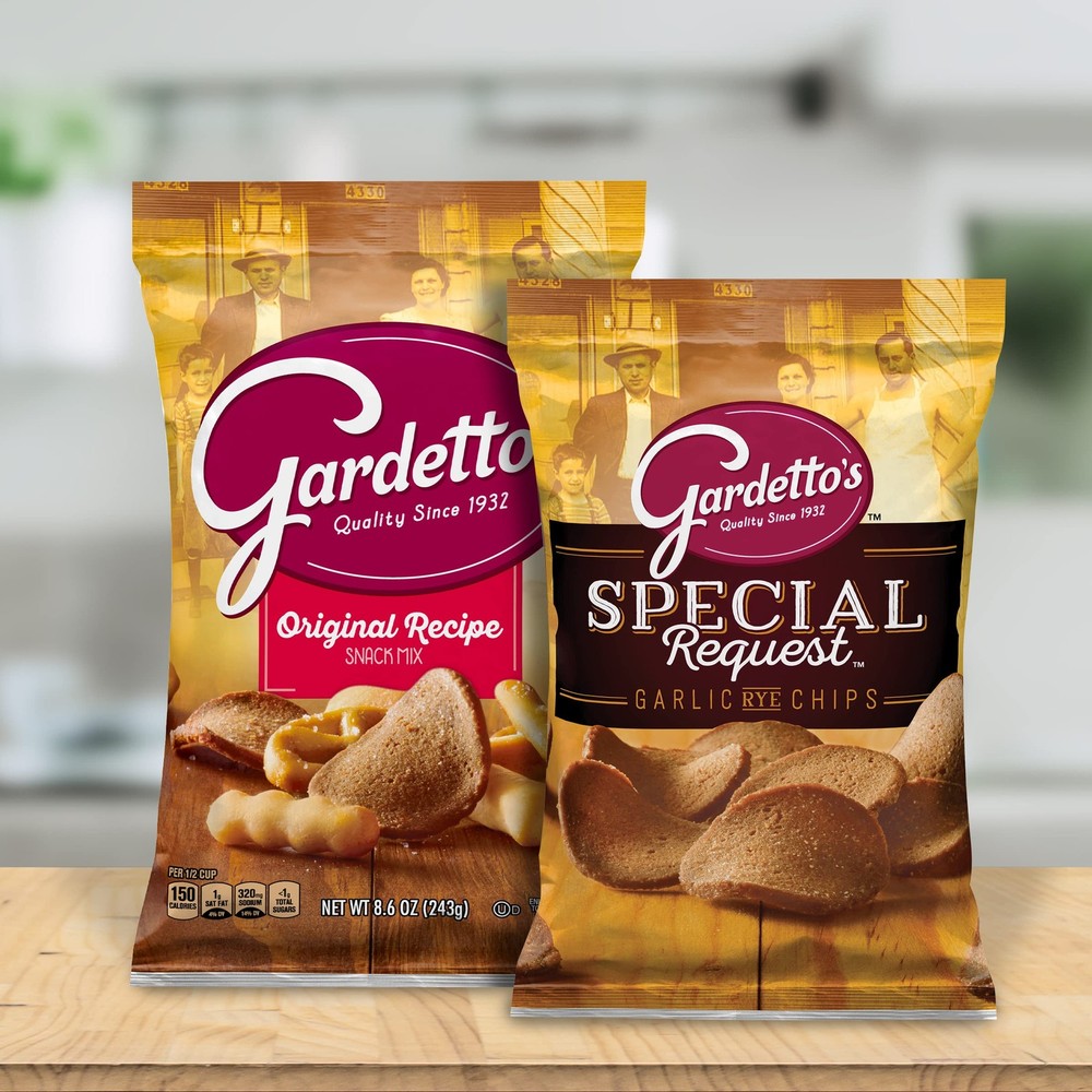 Special Request Garlic Rye Chips, Snack Bag, 8 oz