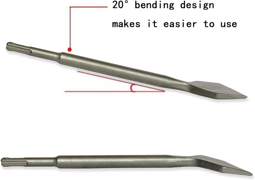 SDS Plus Chisel, Tile Removal Tool, 3”Wide,Thin Set 10 inches x 3