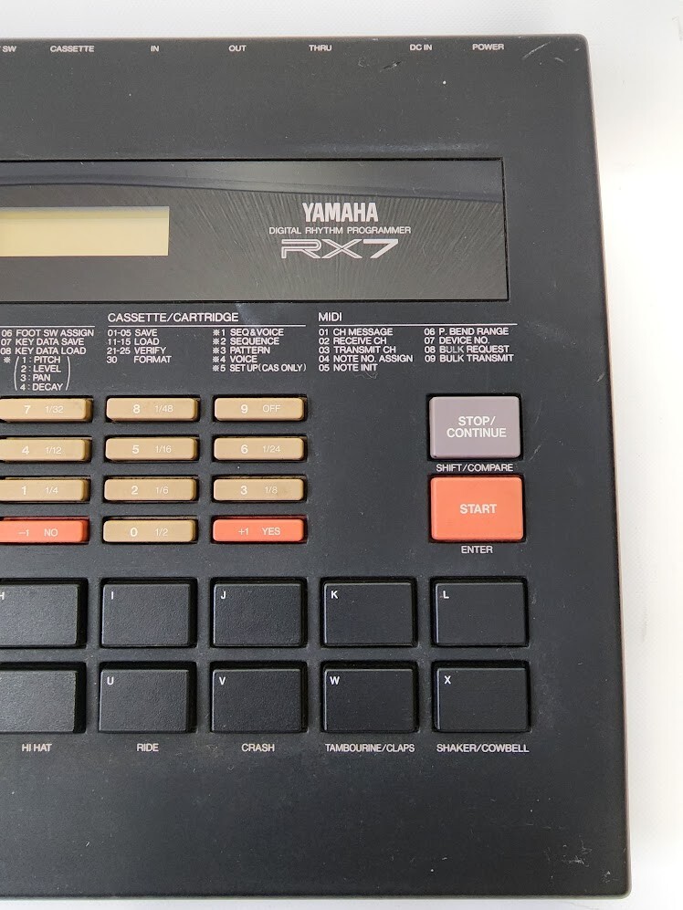 Yamaha RX7 Digital Rhythm Machine Programmer