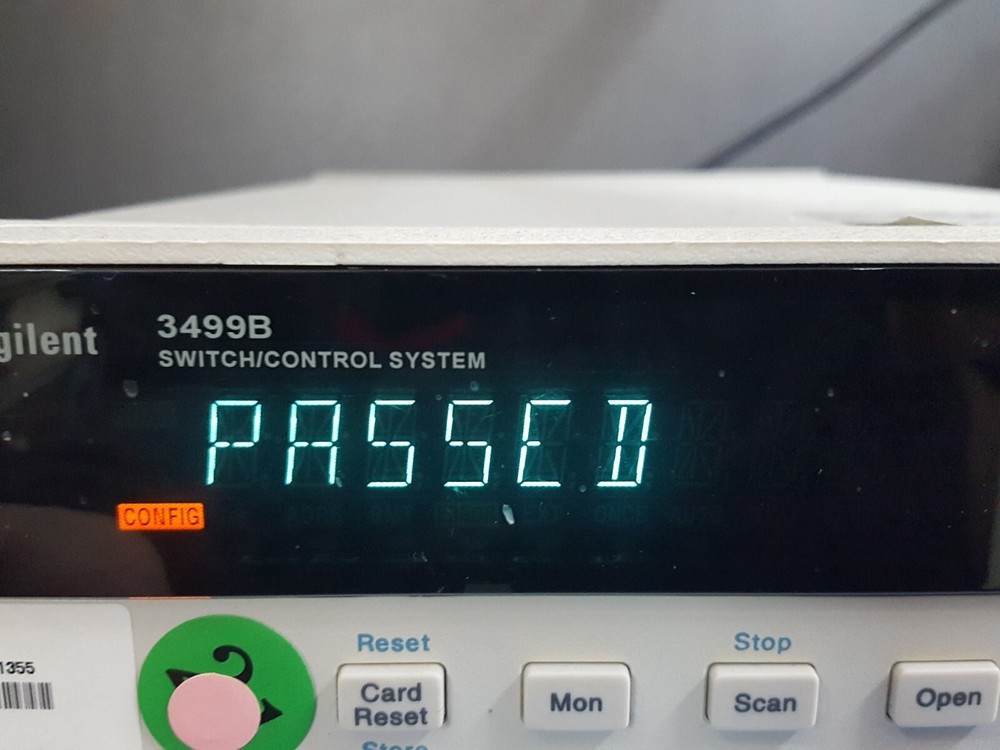 Agilent 3499B: Switch / Control System Main Frame (1355)