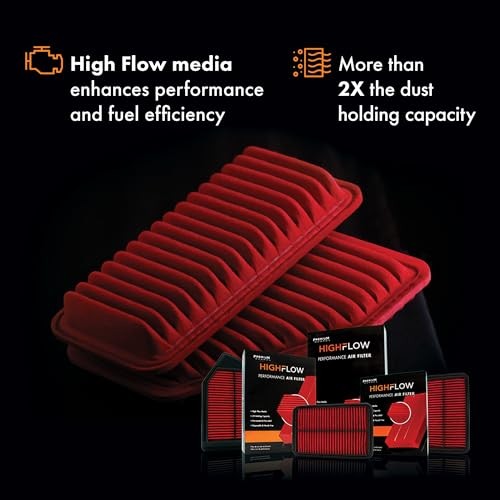 HIGHFLOW High Performance, Pre-Oiled Disposable Engine Air Filter | PA5462X