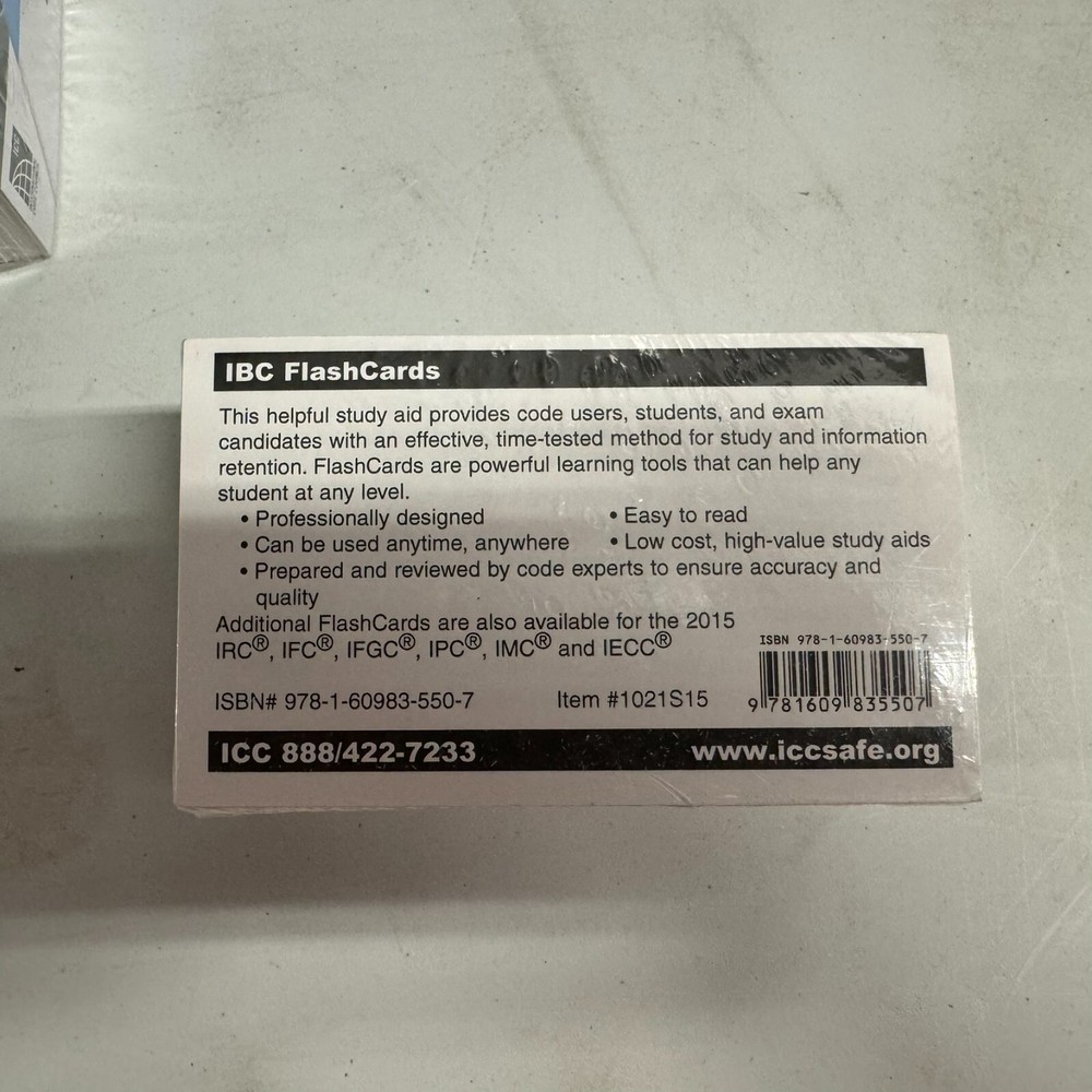 2015 International Code Council IBC Flashcards