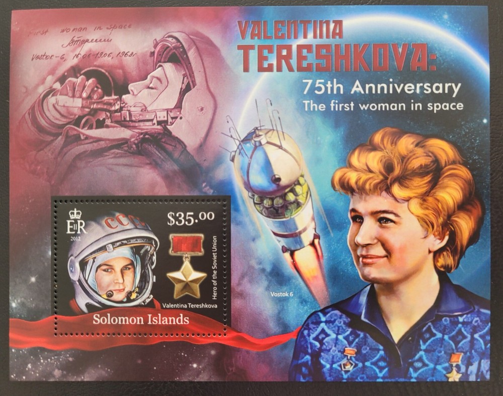 Solomon Island 2013 / Space - V. Tereshkova / 1v ms