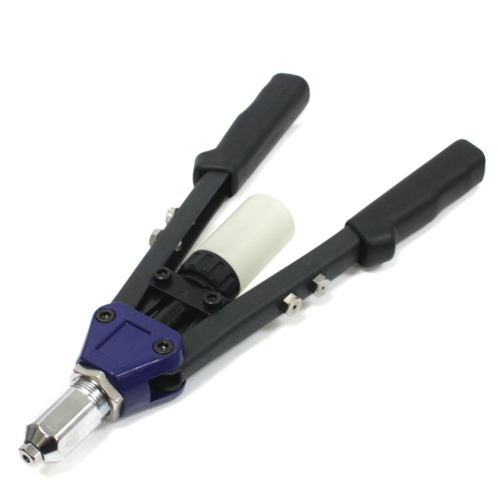 13" Hand Riveter w/ 1000 pc Assorted Rivet Set Pop Nut Gun Threaded Setting Tool